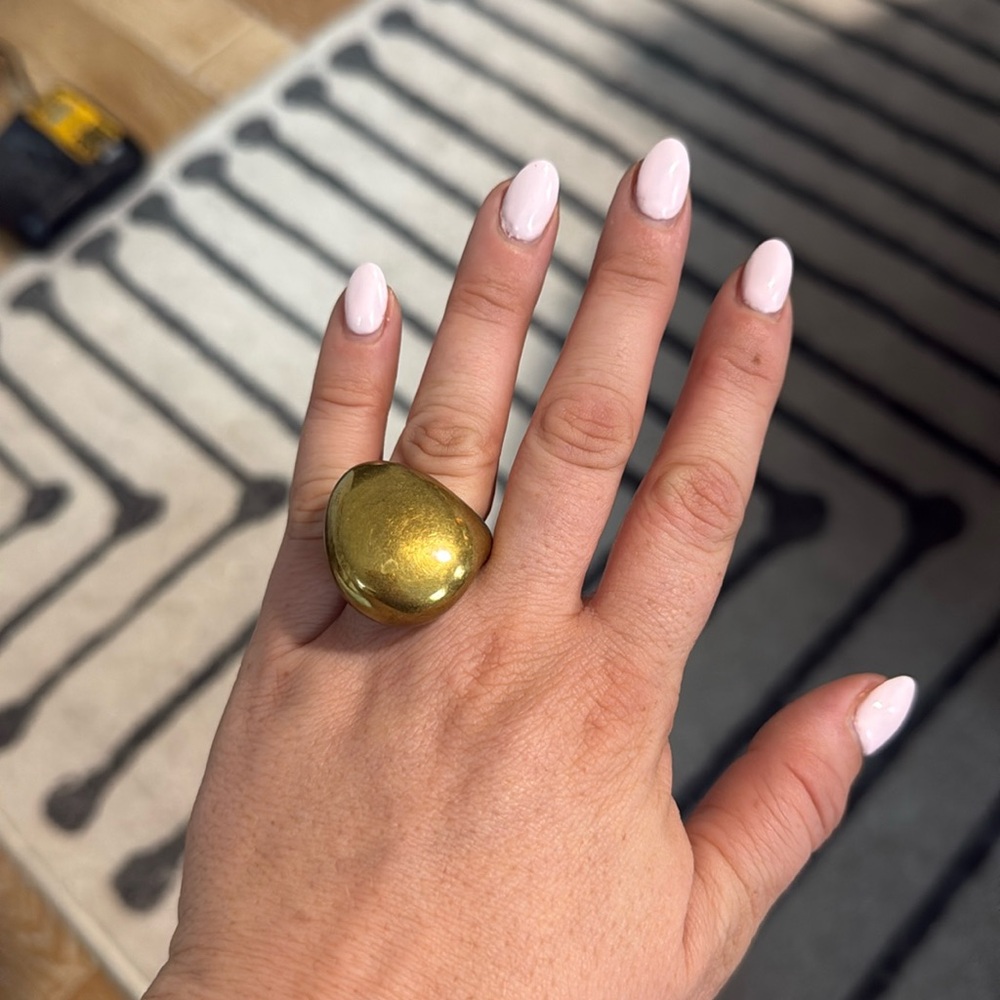 Gold Plated Bronze Ring